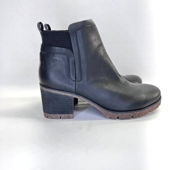 KORKS Elsie Bootie Women's Size 11 in Black Heeled Boot Chunky - Picture 1 of 16